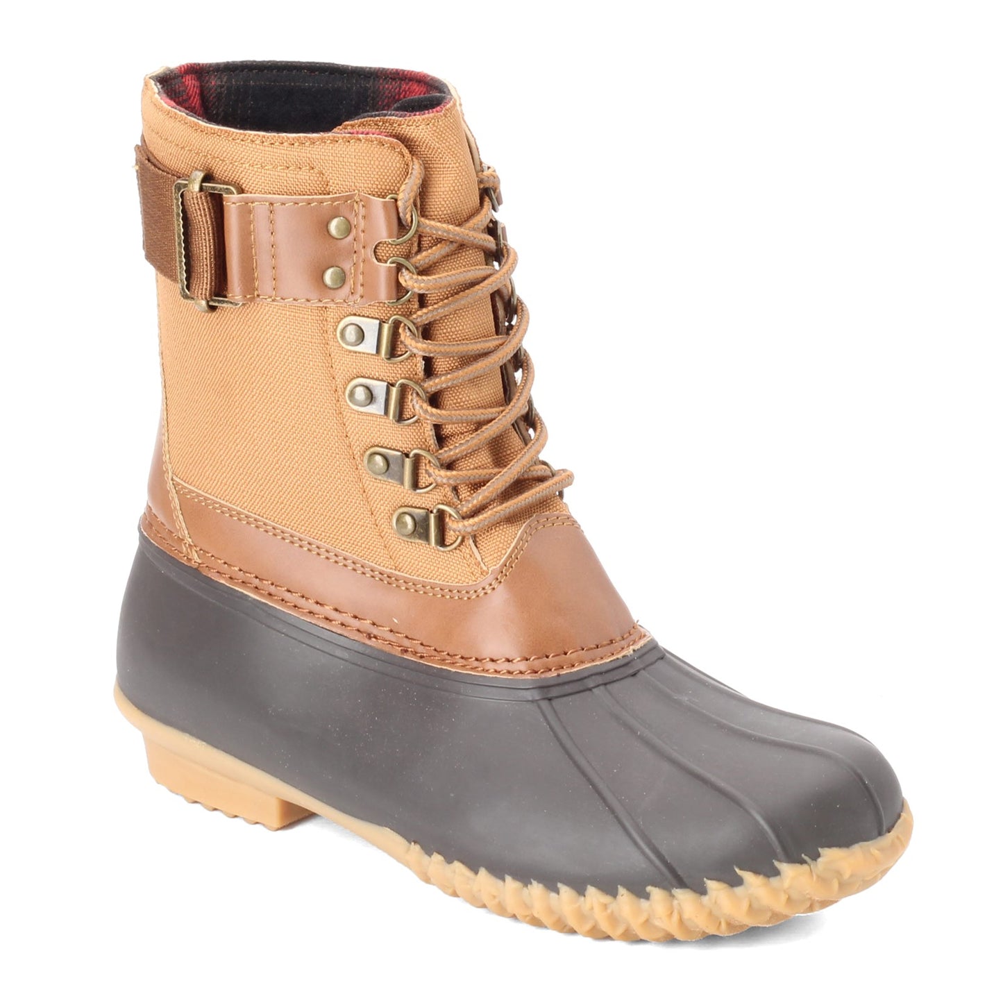 Peltz Shoes  Women's JBU by Jambu Cordera Rain Boot BURNT ORANGE B9COR87