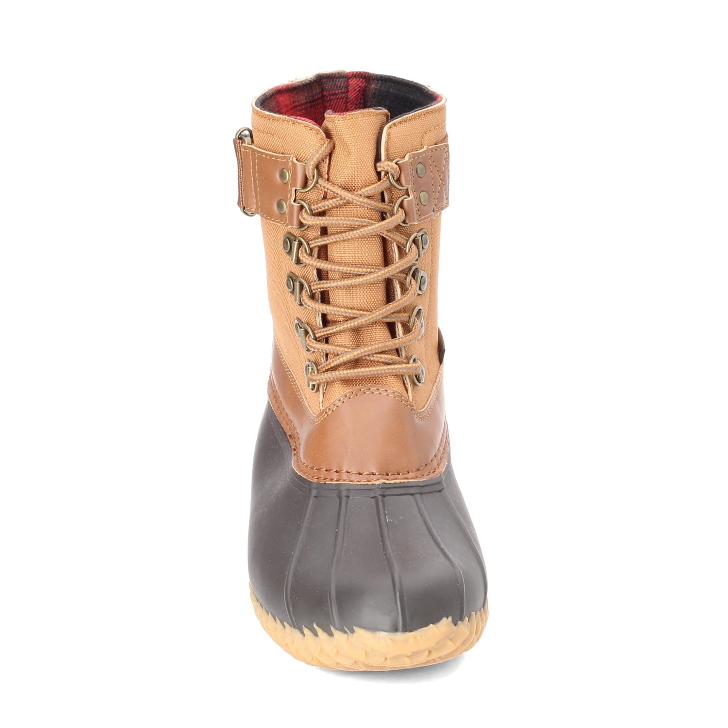 Peltz Shoes  Women's JBU by Jambu Cordera Rain Boot BURNT ORANGE B9COR87
