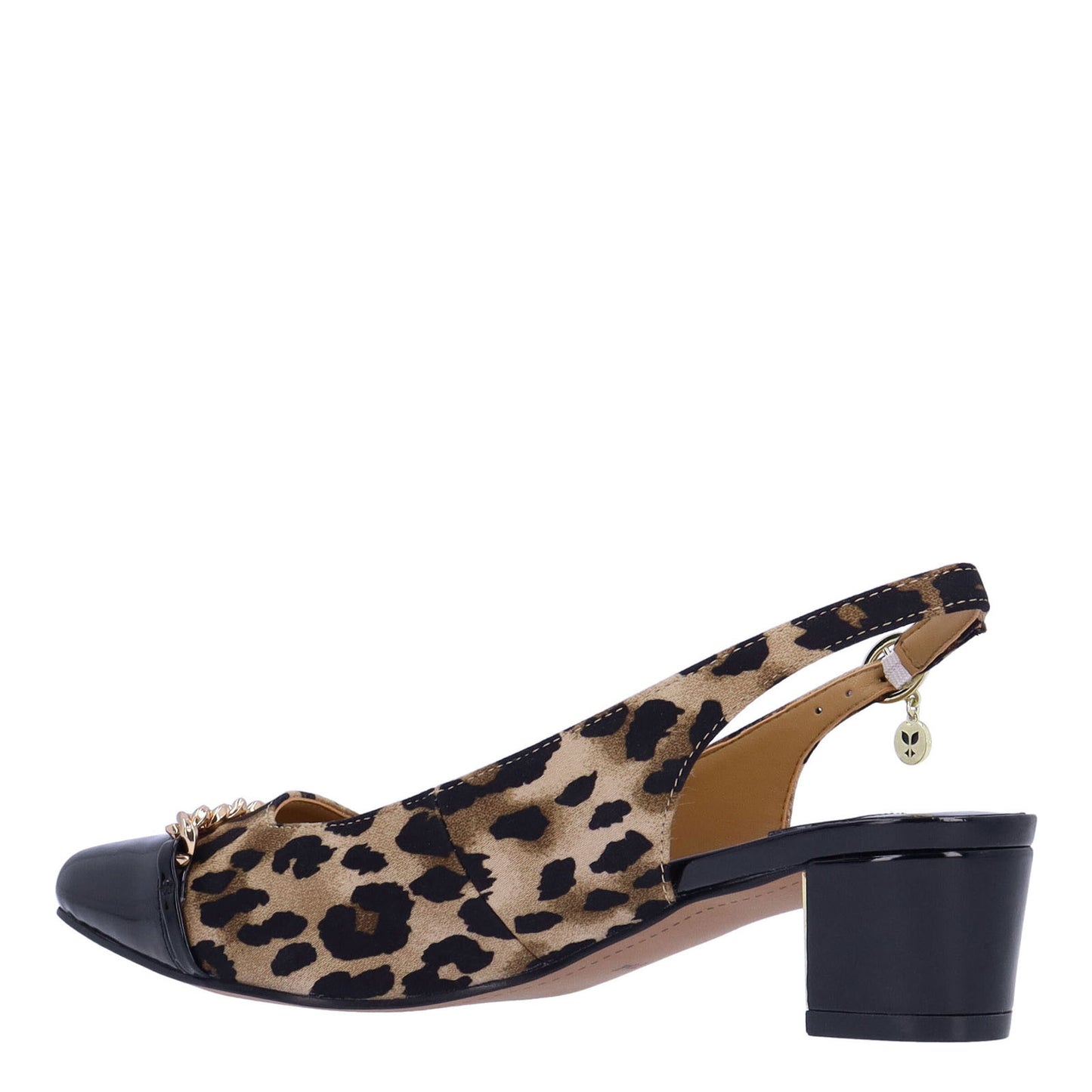 Peltz Shoes  Women's J Renee Bagley Pump Leopard BAGLEY-APBRB
