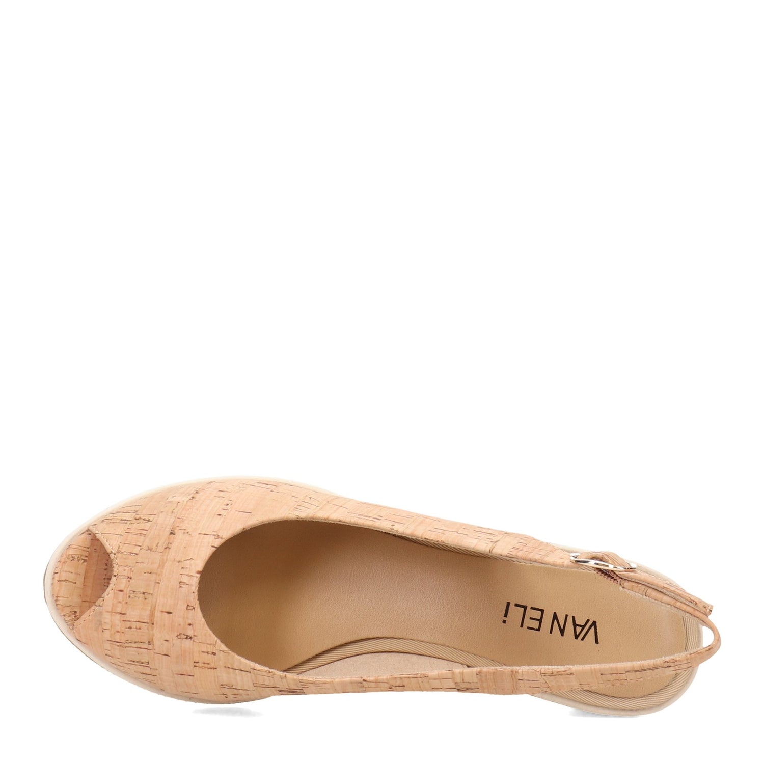 Peltz Shoes  Women's Vaneli Baise Sandal CORK BAISE-NAT CORK