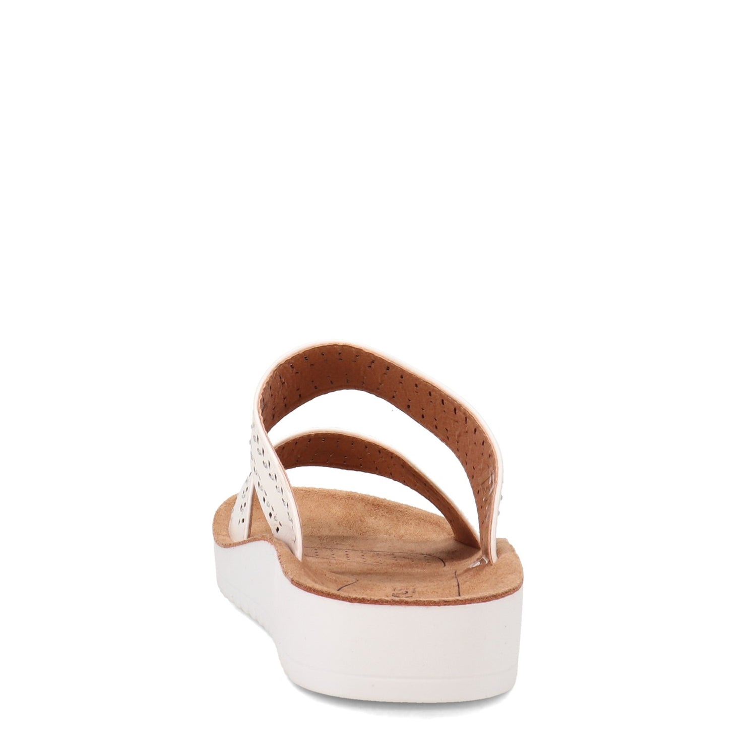 Peltz Shoes  Women's Flexus Bayshore Sandal White BAYSHORE-W