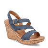 Peltz Shoes  Women's b.o.c Schirra II Sandal BLUE BC0002554