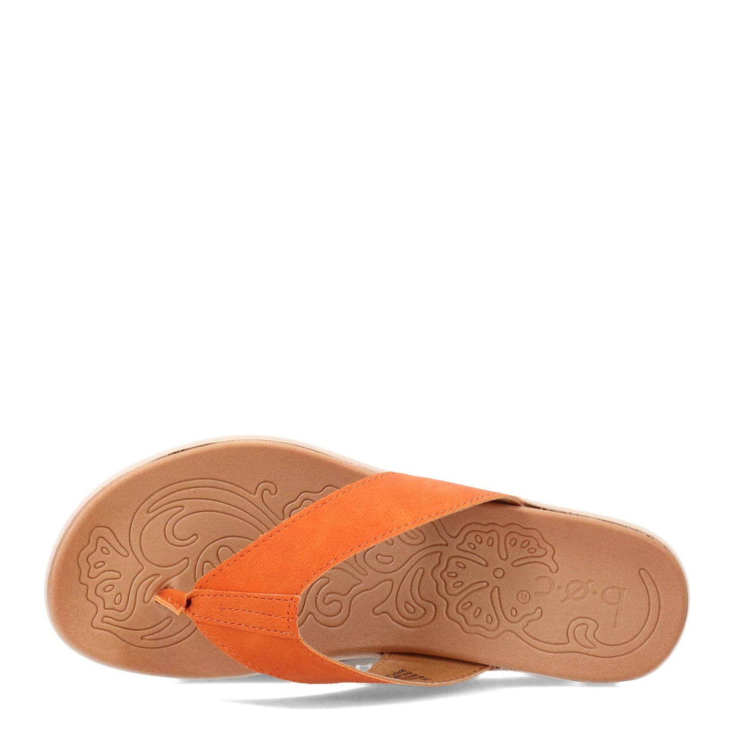 Peltz Shoes  Women's b.o.c Aimee Sandal ORANGE BC0003576