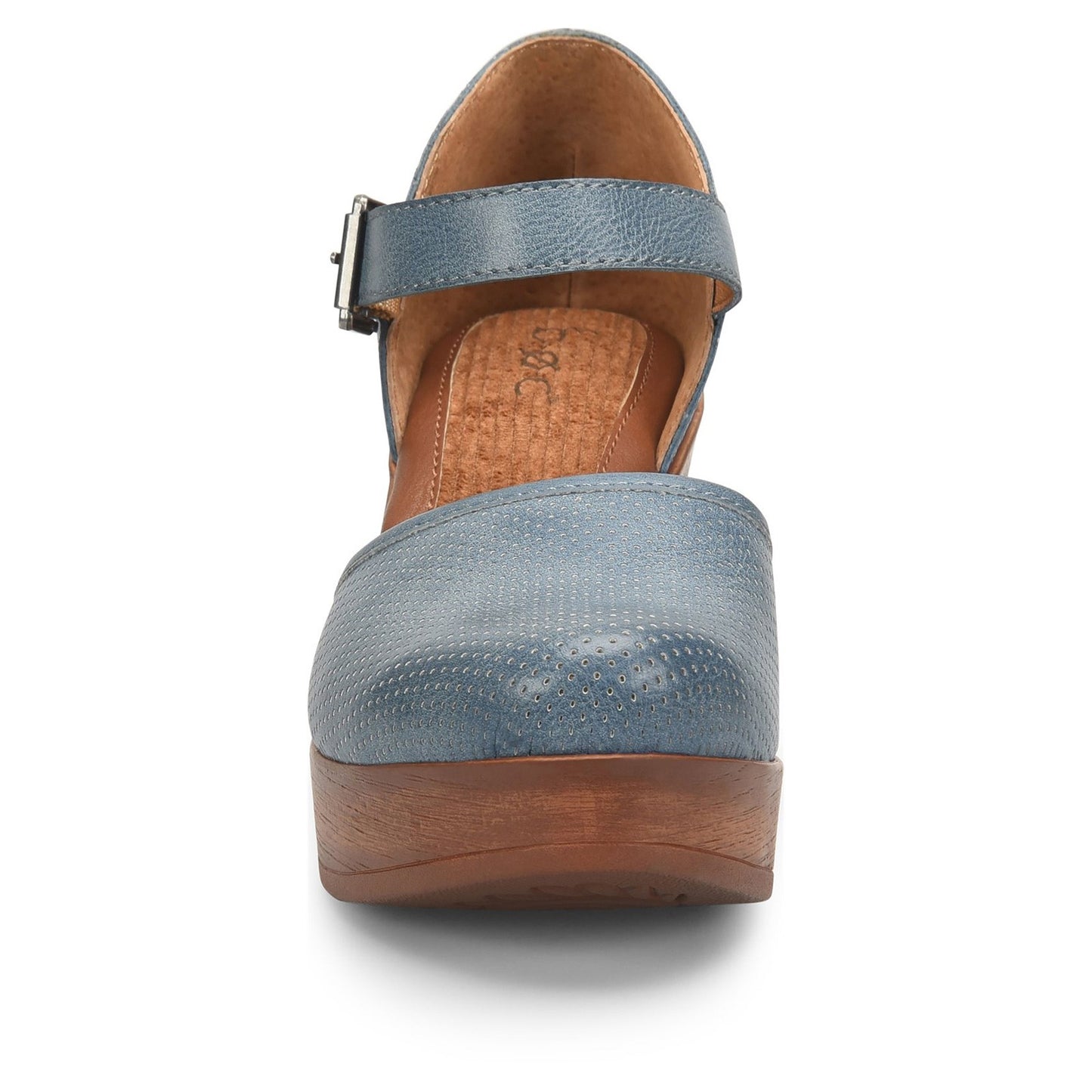 Peltz Shoes  Women's b.o.c Gia Clog BLUE BC0011804