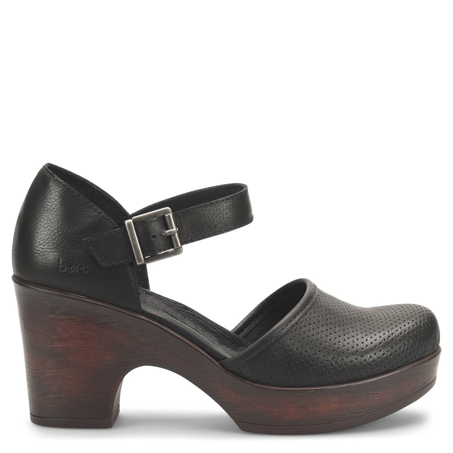 Peltz Shoes  Women's b.o.c Gia Clog BLACK BC0011809