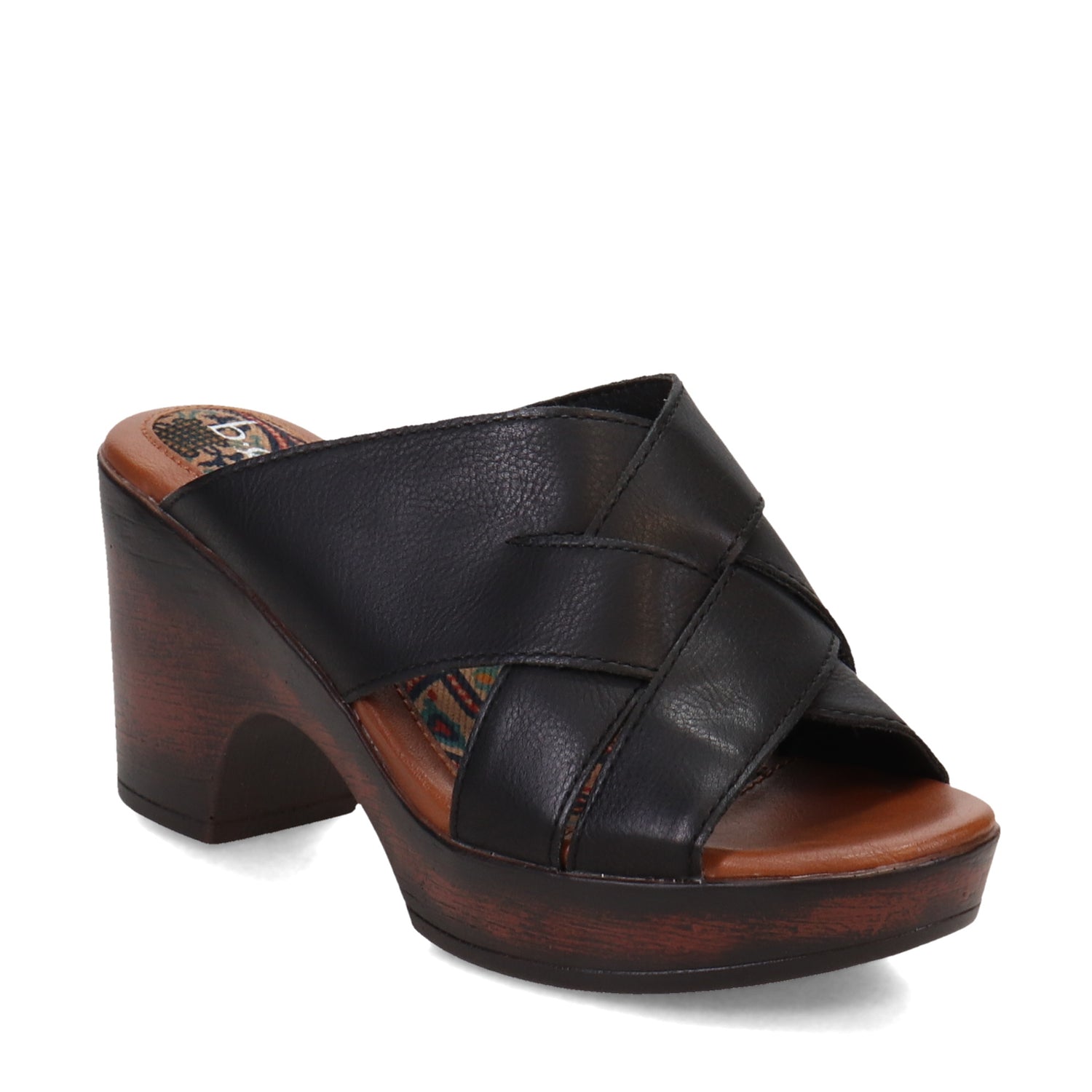 Peltz Shoes  Women's b.o.c Gina Sandal BLACK BC0026809
