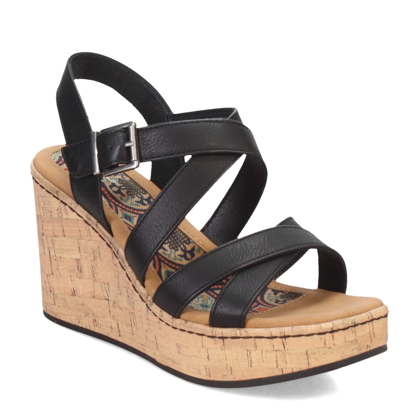 Peltz Shoes  Women's b.o.c Chiana Sandal BLACK BC0028009