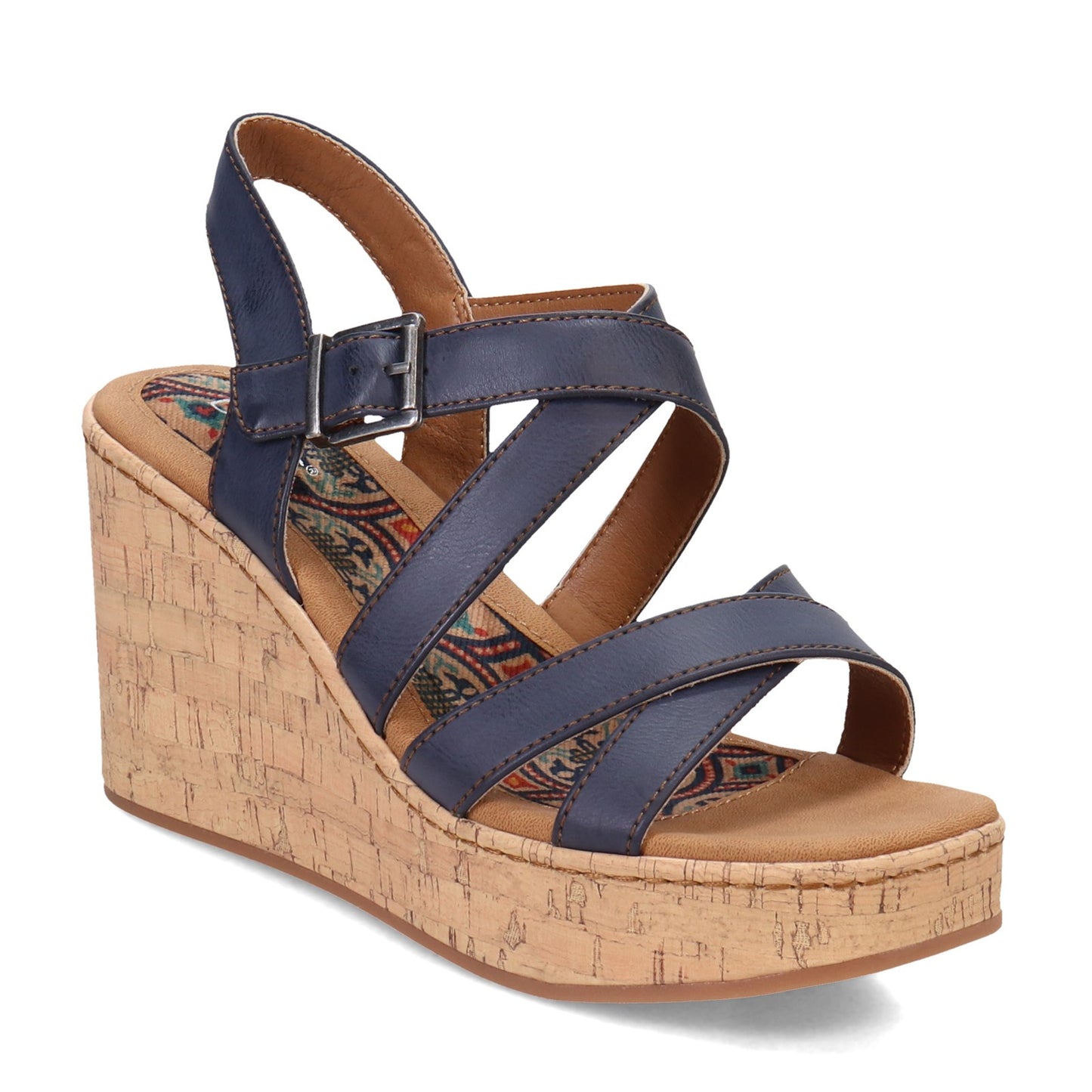 Peltz Shoes  Women's b.o.c Chiana Sandal NAVY BC0028034