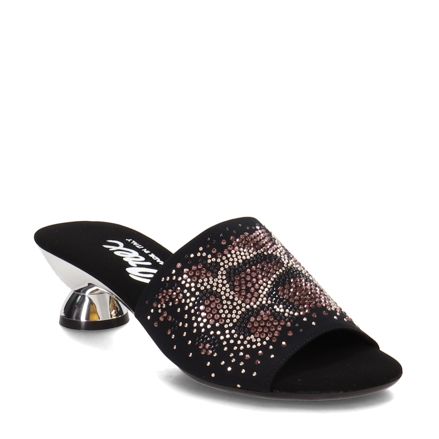 Peltz Shoes  Women's Onex Bell Sandal BLACK BELL-BLACK