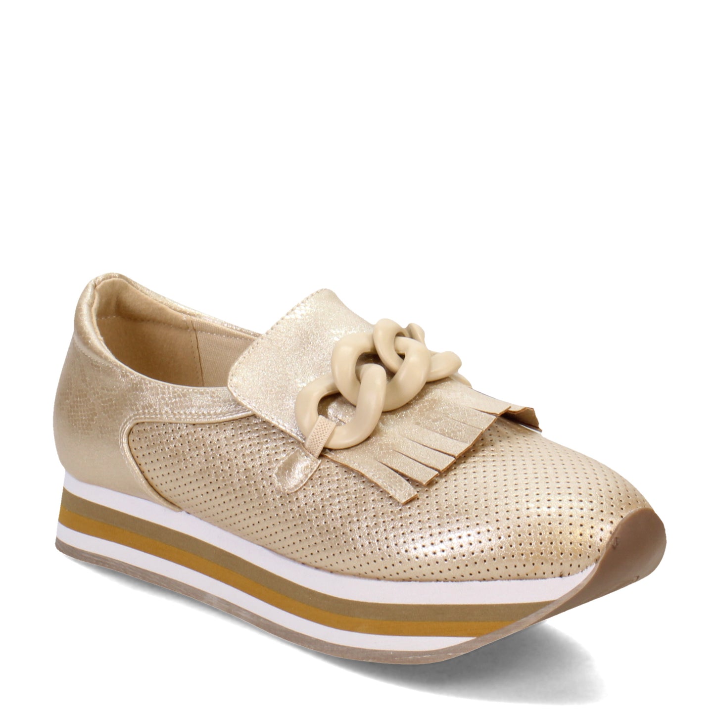Peltz Shoes  Women's Coconuts by Matisse Bess Loafer Gold BESS-GOLD