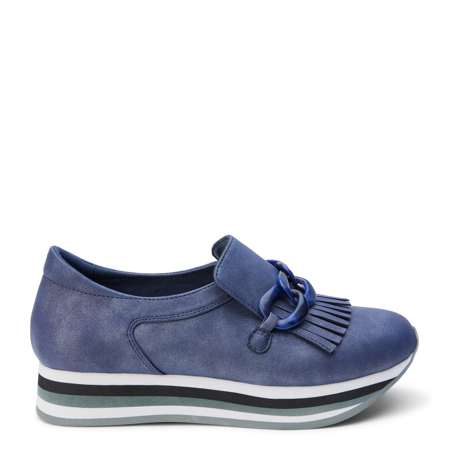 Peltz Shoes  Women's Coconuts by Matisse Bess Loafer NAVY FROST BESS NAVY FROST