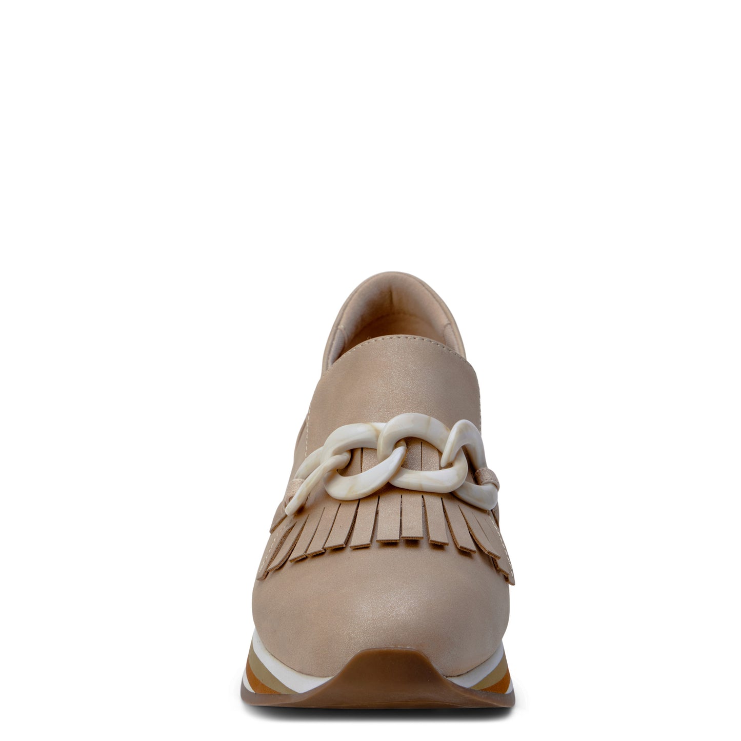 Peltz Shoes  Women's Coconuts by Matisse Bess Loafer TAUPE VELVET BESS TAUPE VELVET