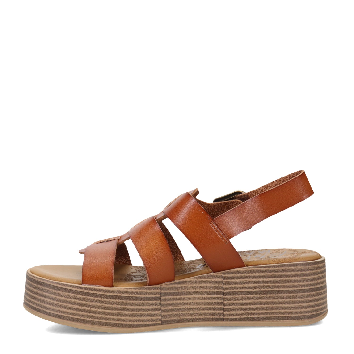 Peltz Shoes  Women's Blowfish Malibu London Sandal BROWN BF-10070-032