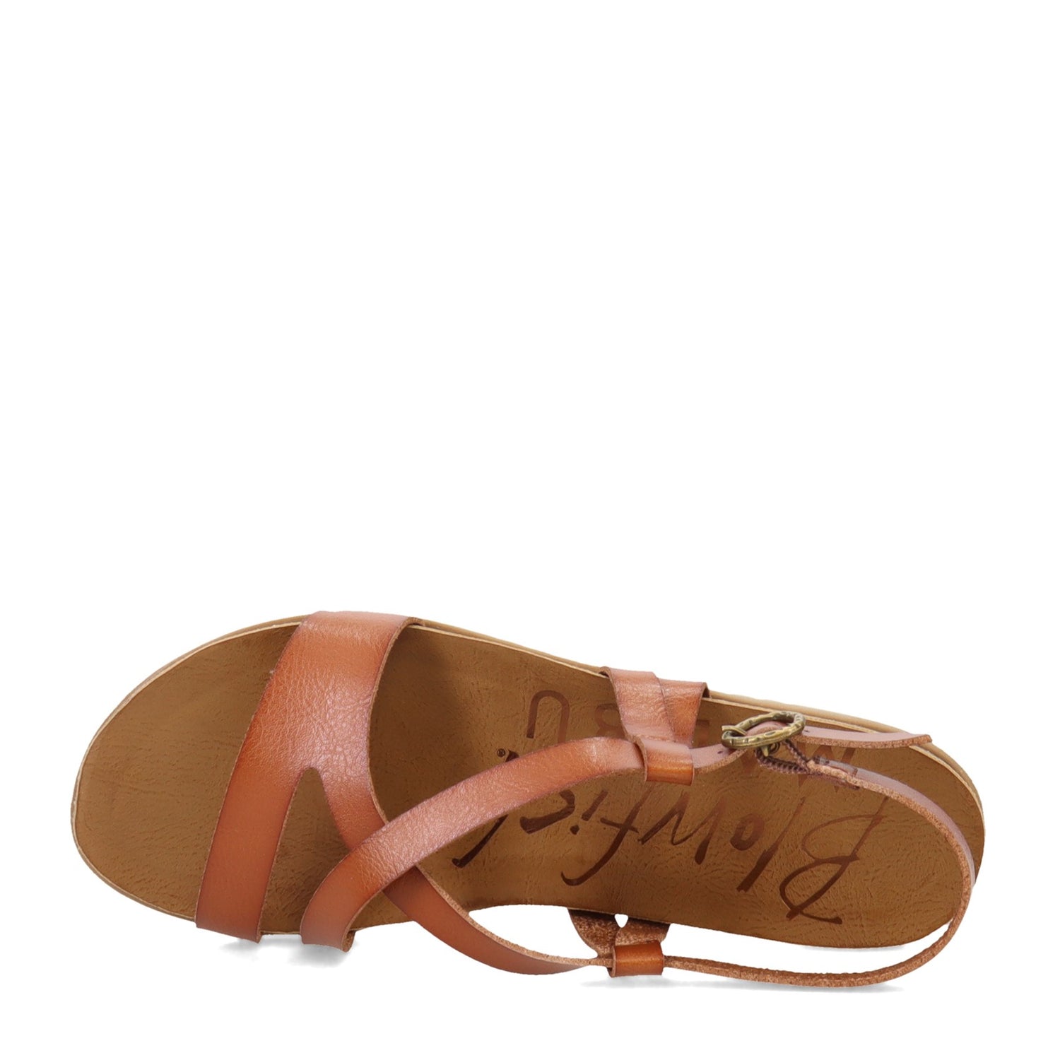 Peltz Shoes  Women's Blowfish Malibu Mercury Sandal BROWN BF-10147-032