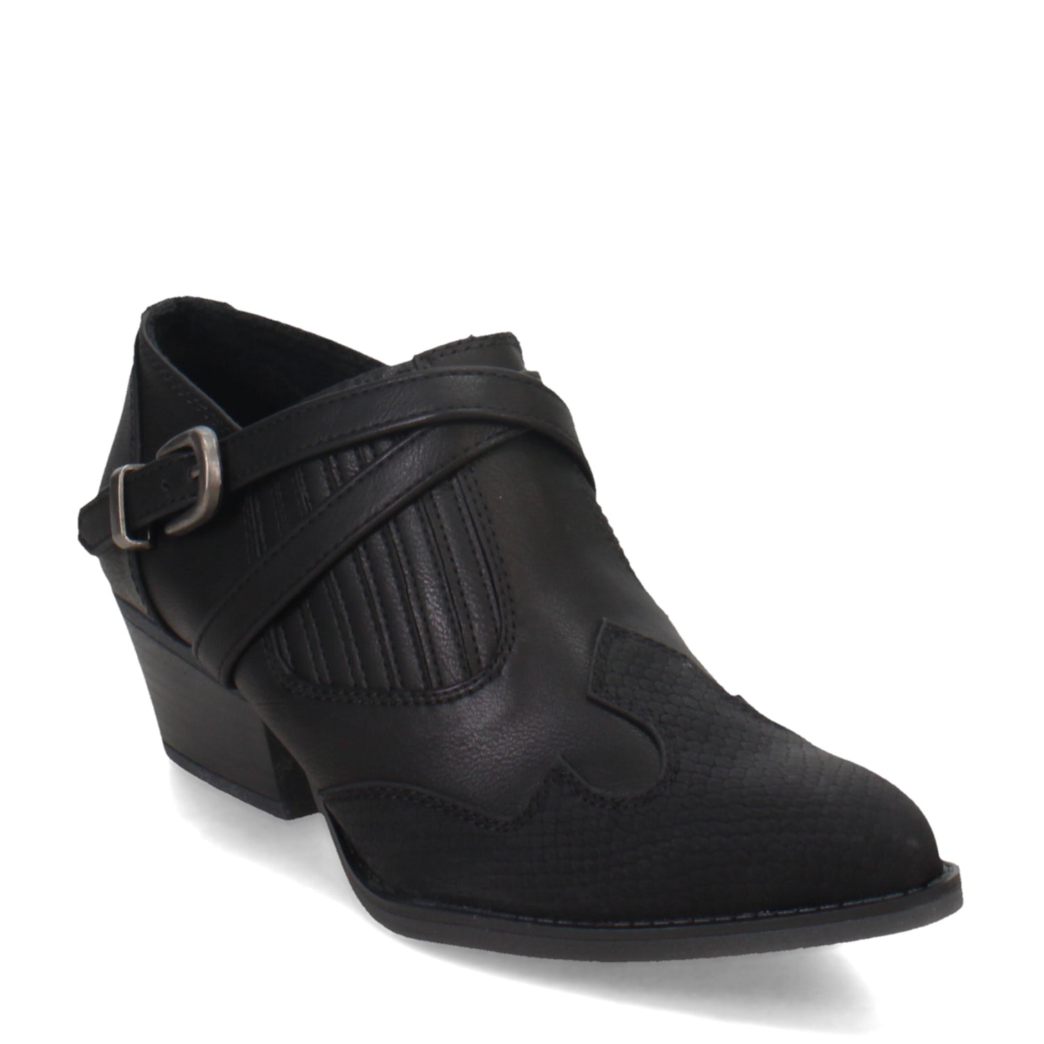 Peltz Shoes  Women's Blowfish Malibu Saloon Boot BLACK BF-10373-271