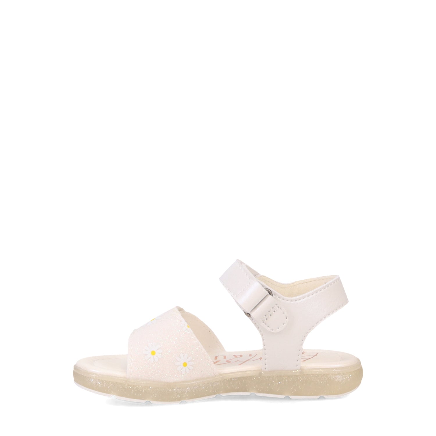 Peltz Shoes  Girl's Blowfish Malibu Marloon-T Sandal - Toddler & Little Kid White Daisy BF-10745T-537