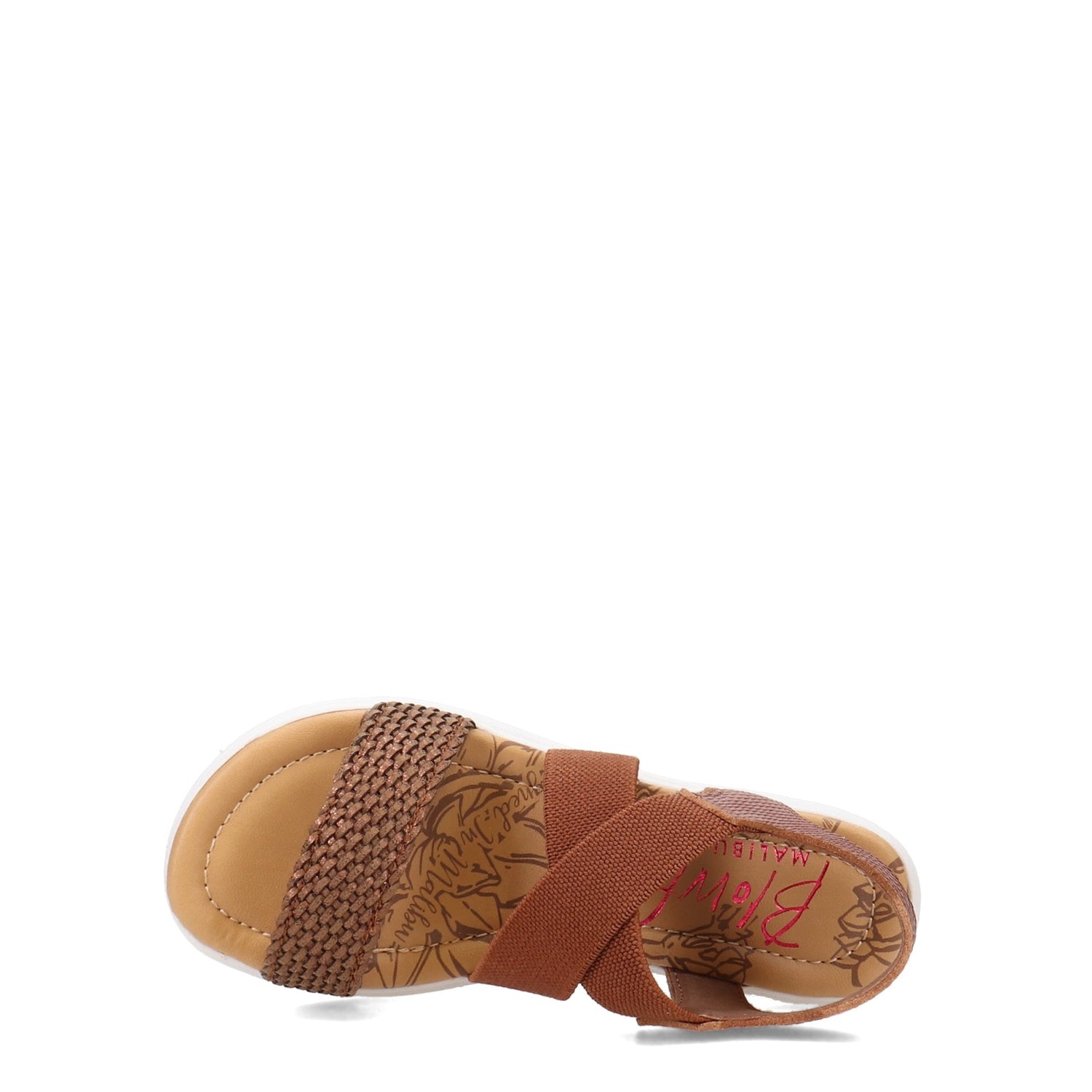 Peltz Shoes  Girl's Blowfish Malibu Kids Brixy Sandal - Little Kid & Big Kid SCOTCH BF-9315K 405