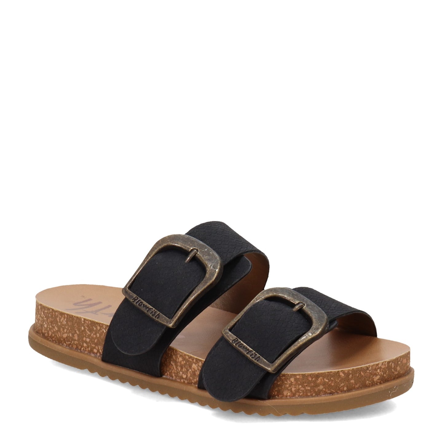 Peltz Shoes  Women's 4Earth by Blowfish Malibu Fae Sandal BLACK BF-9330E-985