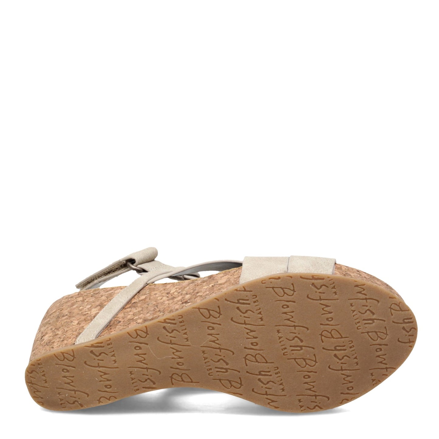 Peltz Shoes  Women's 4Earth By Blowfish Malibu Hot Sun Wedge Sandal WHITE BF-9485E-005