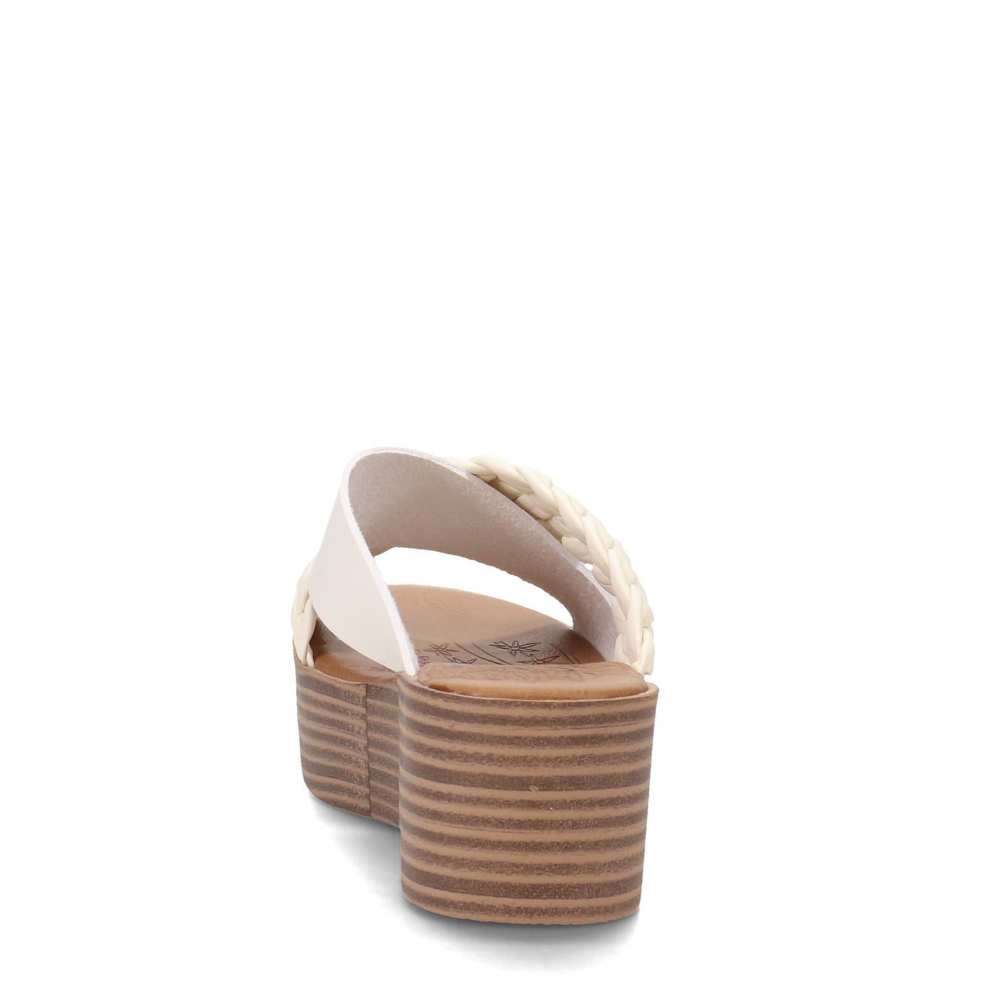 Peltz Shoes  Women's Blowfish Malibu Luster Sandal WHITE BF-9537-316