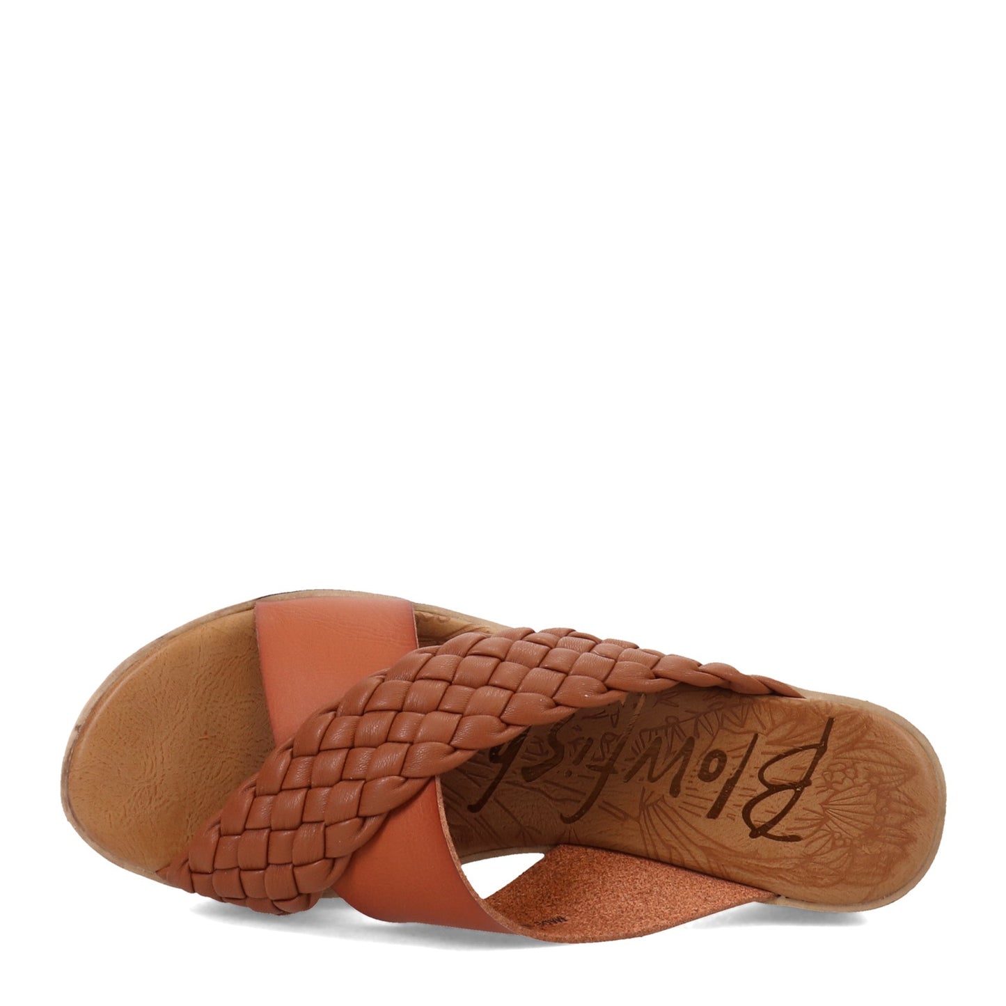 Peltz Shoes  Women's Blowfish Malibu Luster Sandal BROWN BF-9537-376