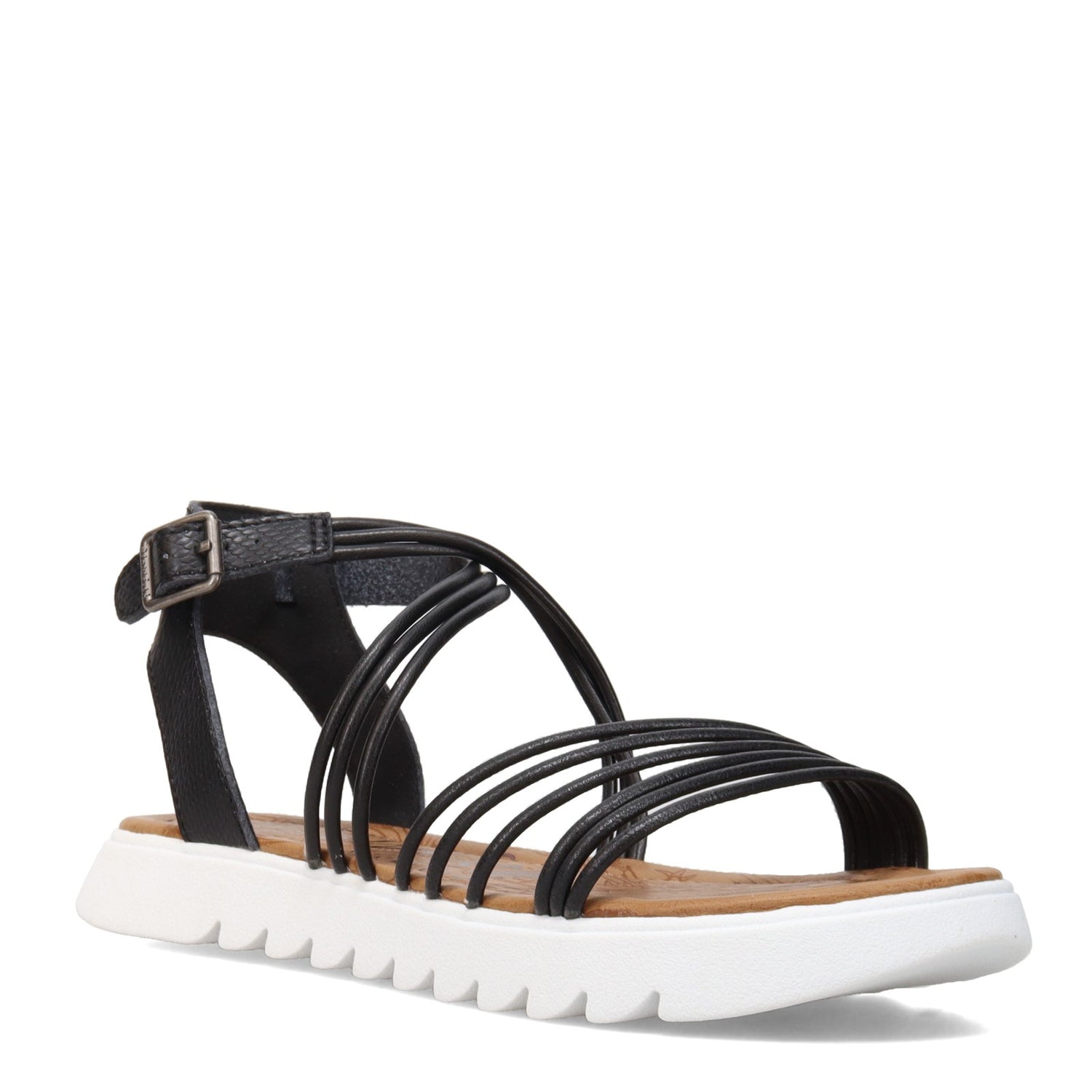 Peltz Shoes  Women's Blowfish Malibu Triten Sandal BLACK BF-9538-163