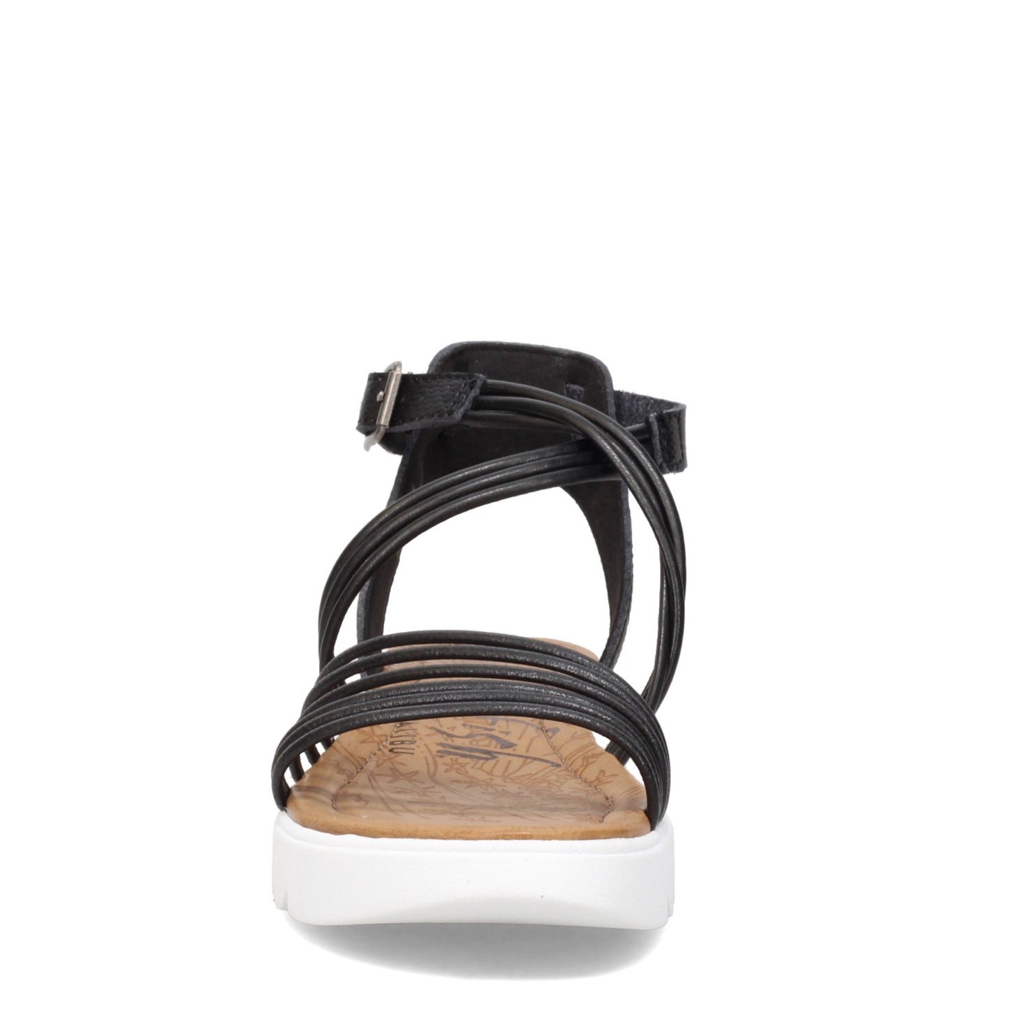 Peltz Shoes  Women's Blowfish Malibu Triten Sandal BLACK BF-9538-163