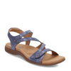 Peltz Shoes  Women's Taos Big Time Sandal Dark Blue BGT-14132-BKBL