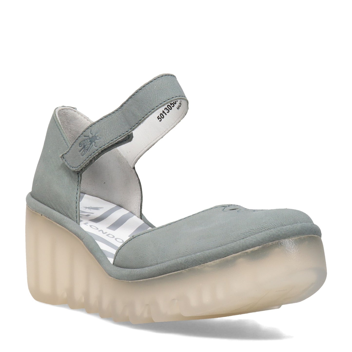 Peltz Shoes  Women's Fly London Biso Mary Jane BLUE LIGHT BISO-008