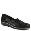 Peltz Shoes  Women's SAS Bliss Slip-On BLACK / LEOPARD BLISS-BKLEOP