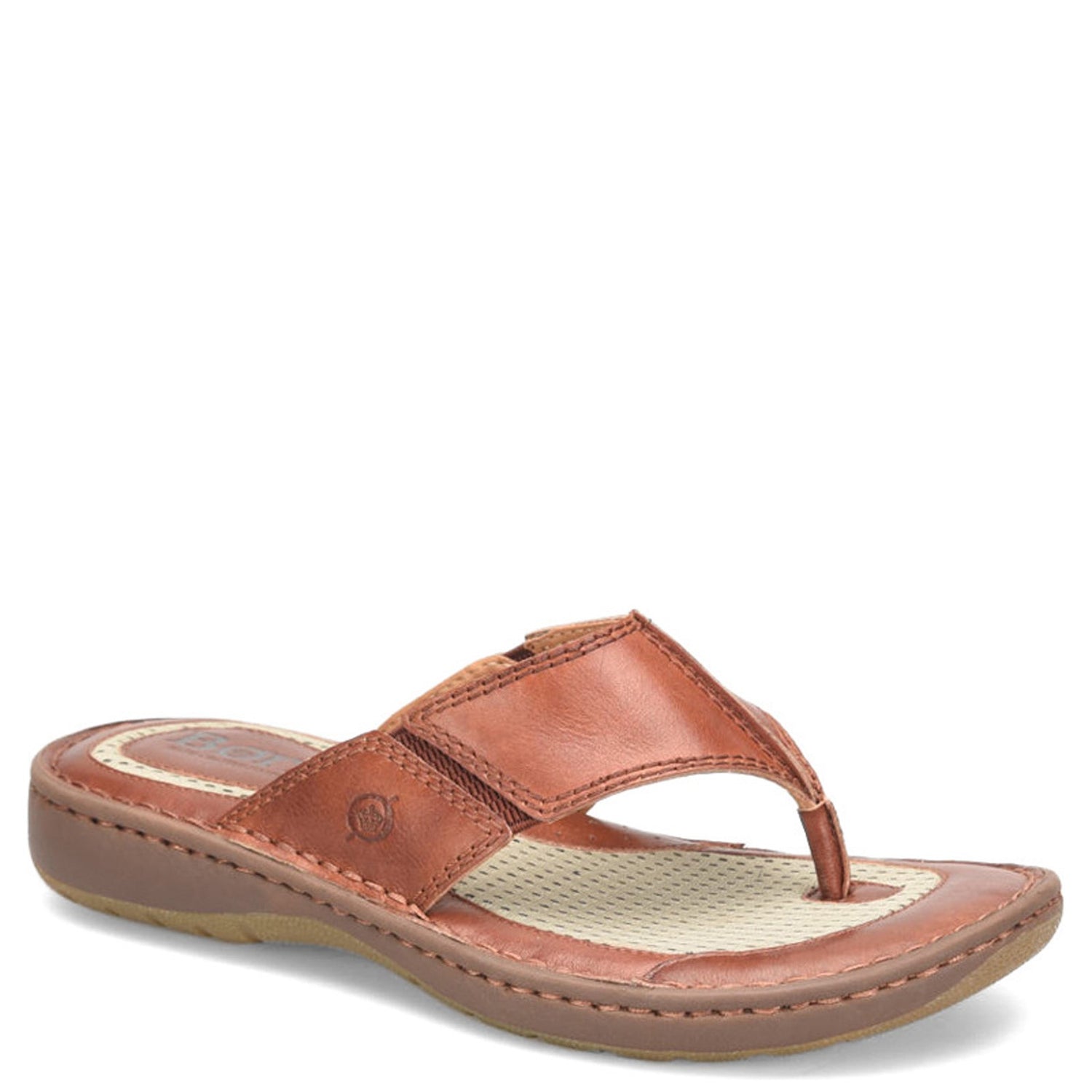 Peltz Shoes  Men's Born Corvo Sandal Dark Tan BM0006925