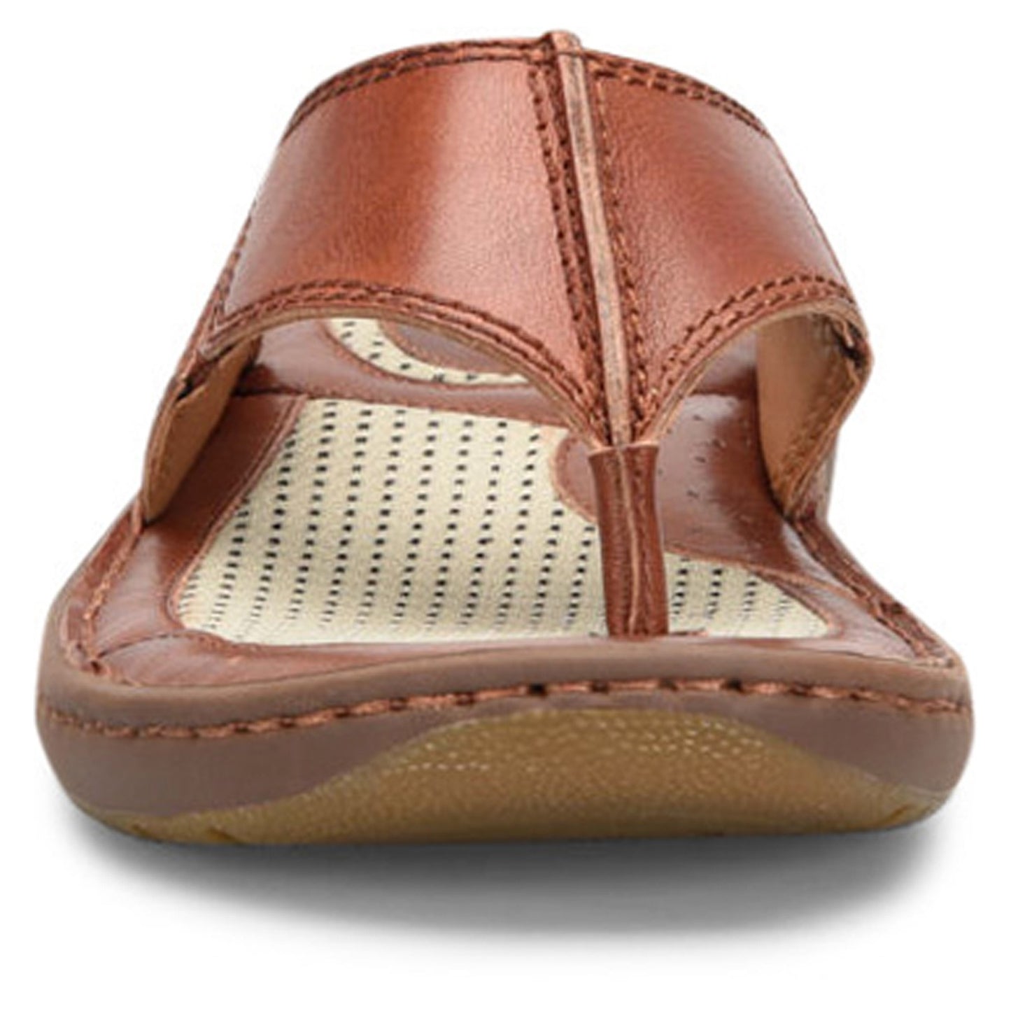 Peltz Shoes  Men's Born Corvo Sandal Dark Tan BM0006925