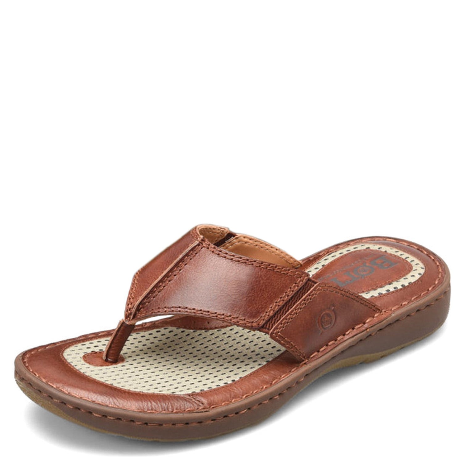 Peltz Shoes  Men's Born Corvo Sandal Dark Tan BM0006925