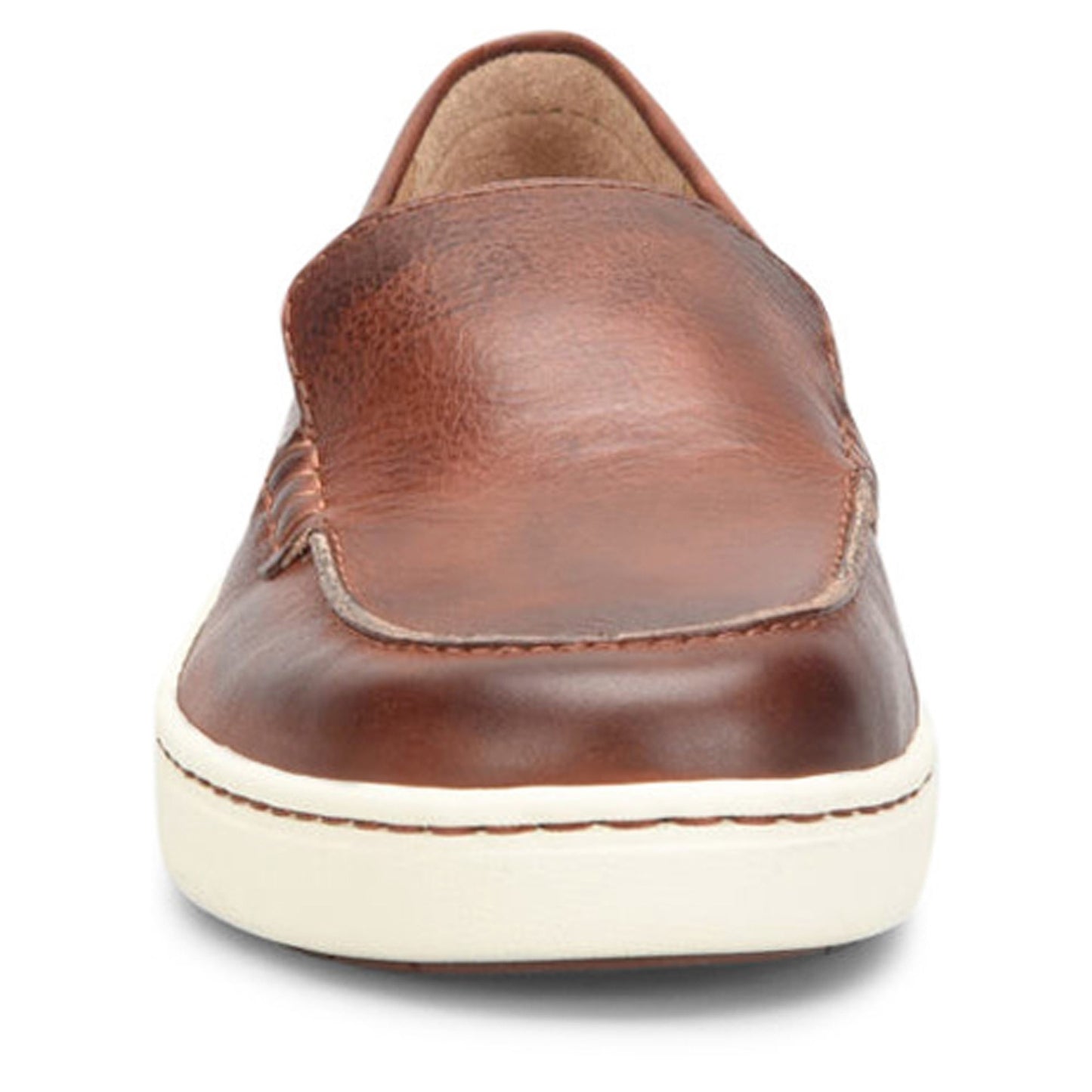 Peltz Shoes  Men's Born Axel Slip-On Dark Tan BM0010525