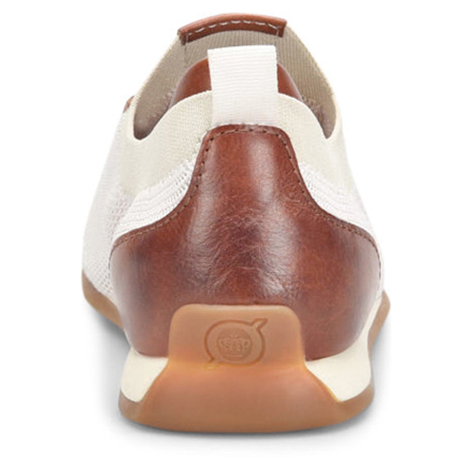 Peltz Shoes  Men's Born Barrett Sneaker White/Dark Tan BM0010690
