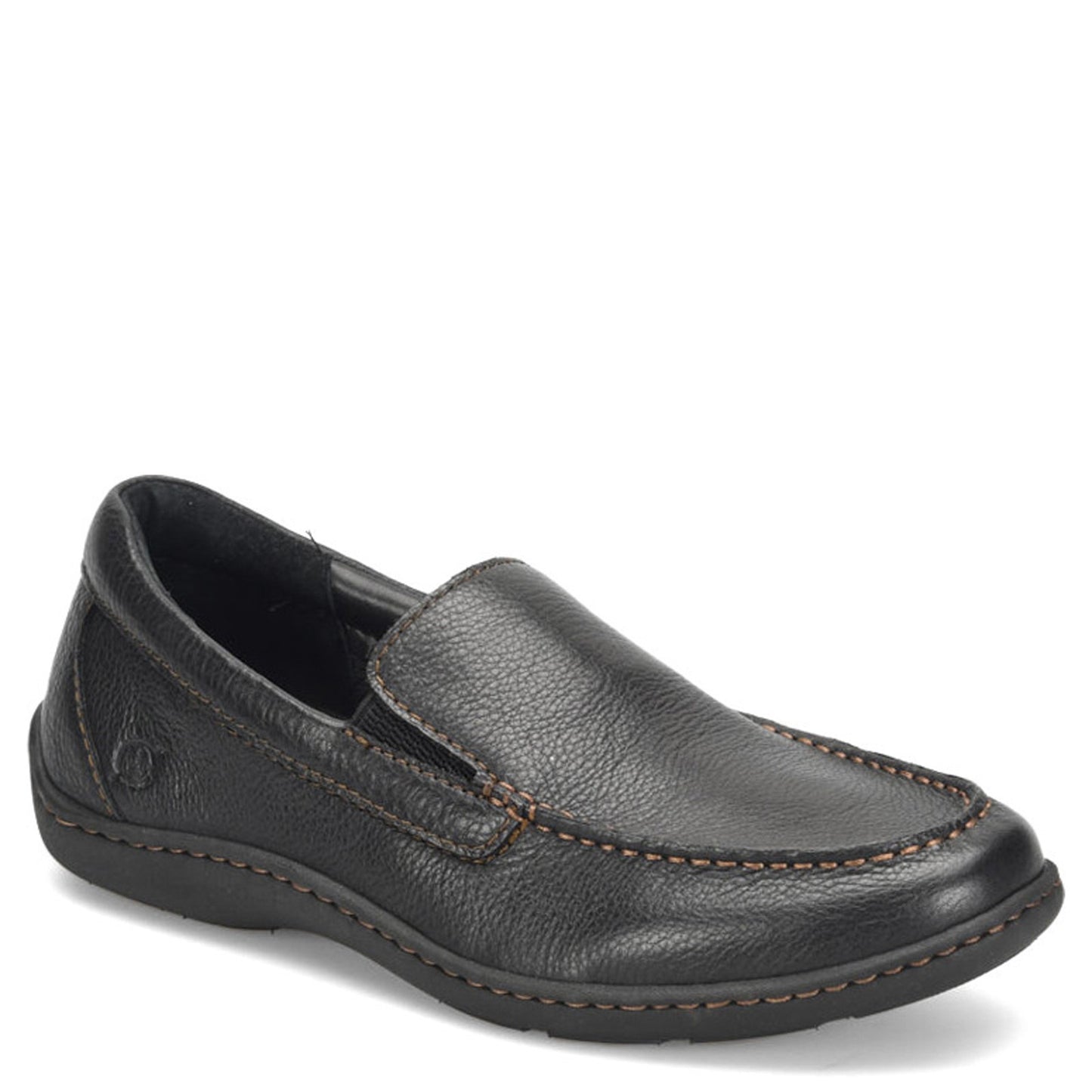 Peltz Shoes  Men's Born Brompton II Loafer Black BM0010703