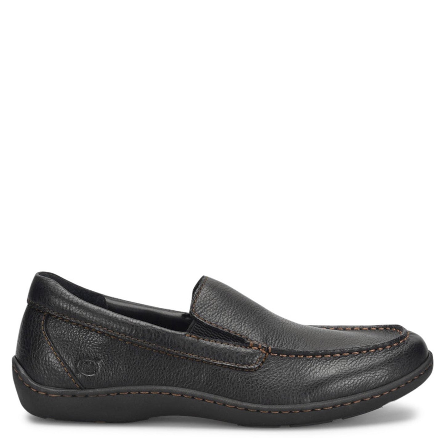 Peltz Shoes  Men's Born Brompton II Loafer Black BM0010703