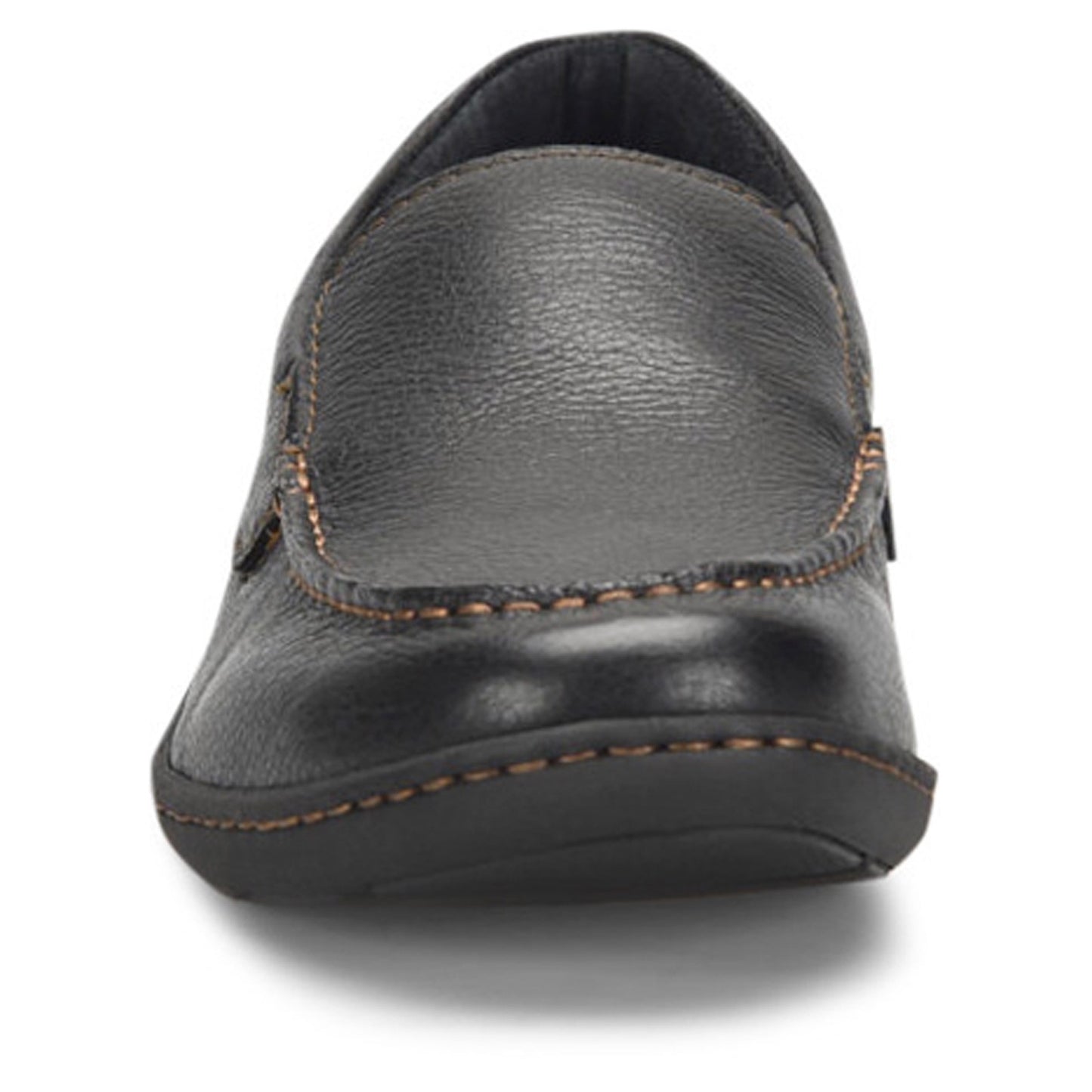 Peltz Shoes  Men's Born Brompton II Loafer Black BM0010703