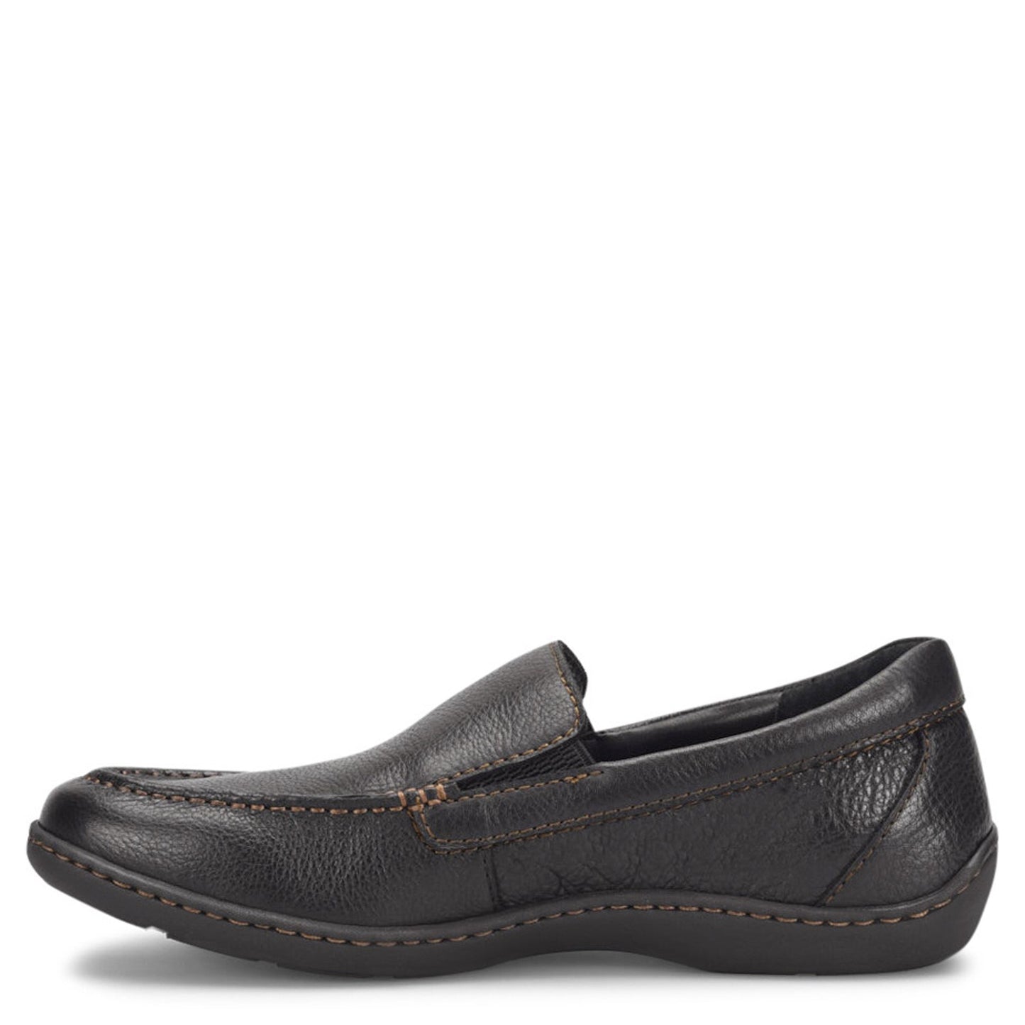 Peltz Shoes  Men's Born Brompton II Loafer Black BM0010703