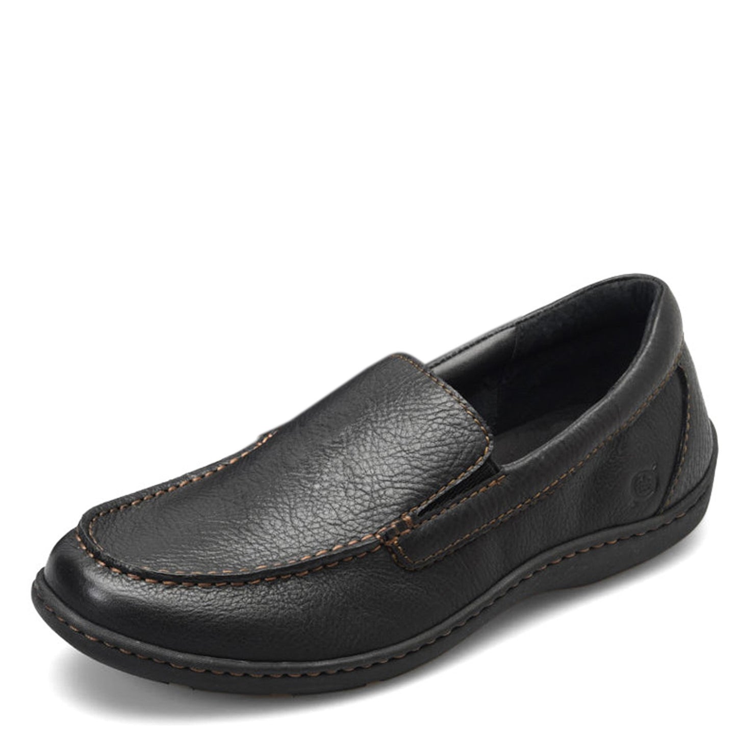 Peltz Shoes  Men's Born Brompton II Loafer Black BM0010703