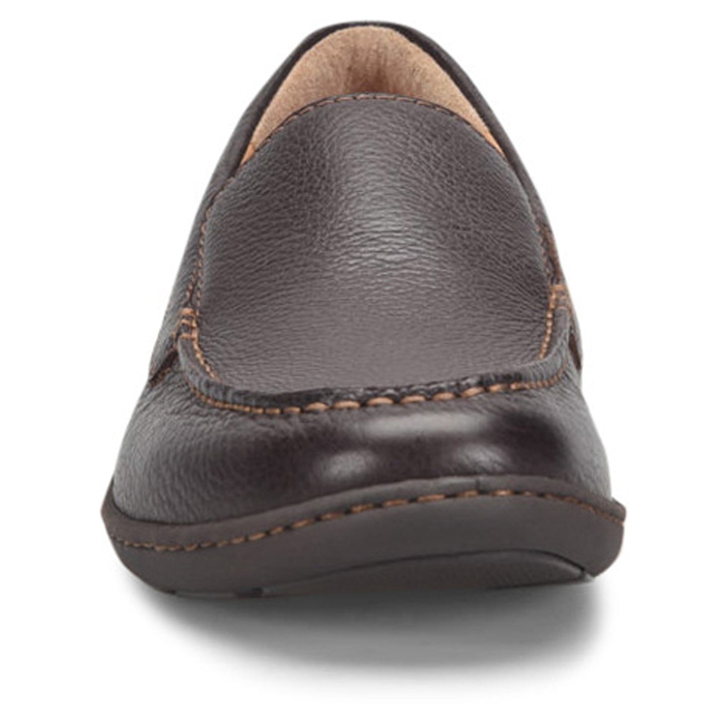 Peltz Shoes  Men's Born Brompton II Loafer Dark Brown BM0010723