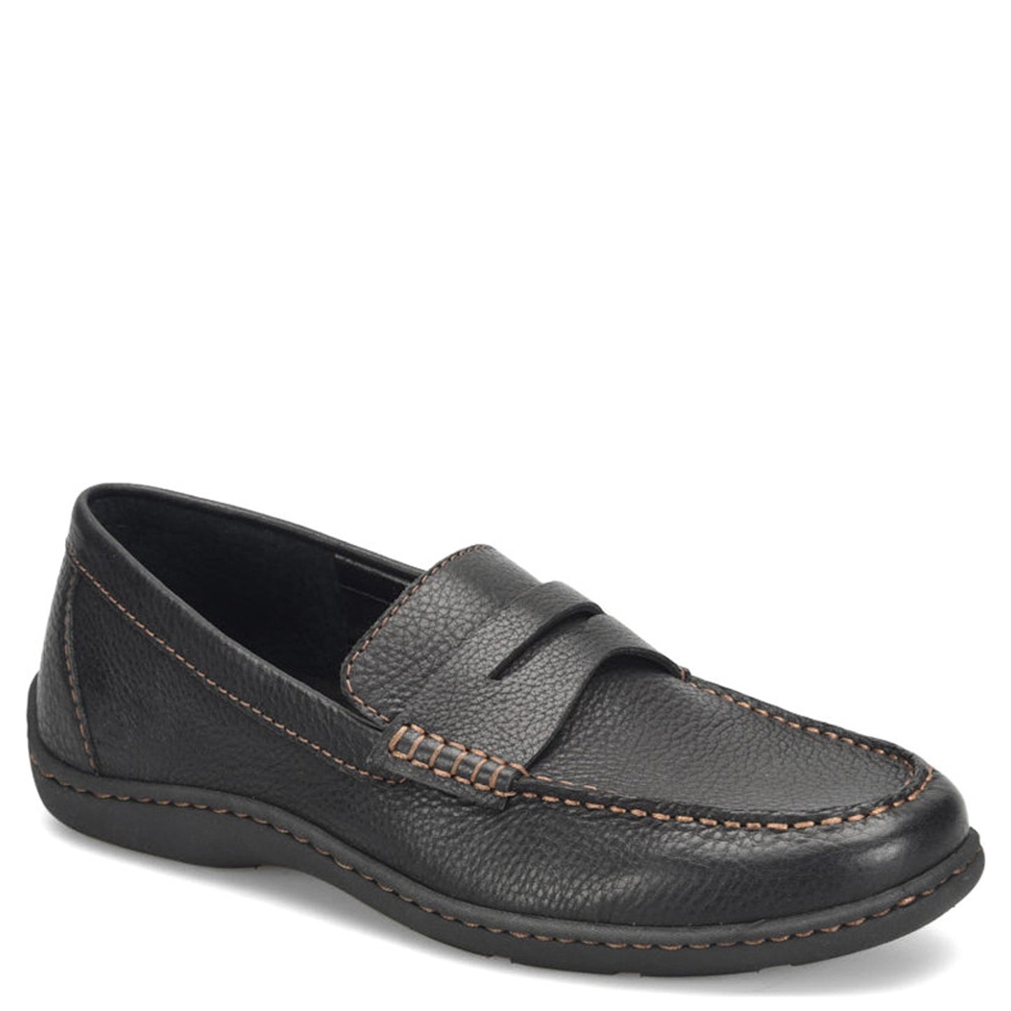 Peltz Shoes  Men's Born Simon III Loafer Black BM0010903