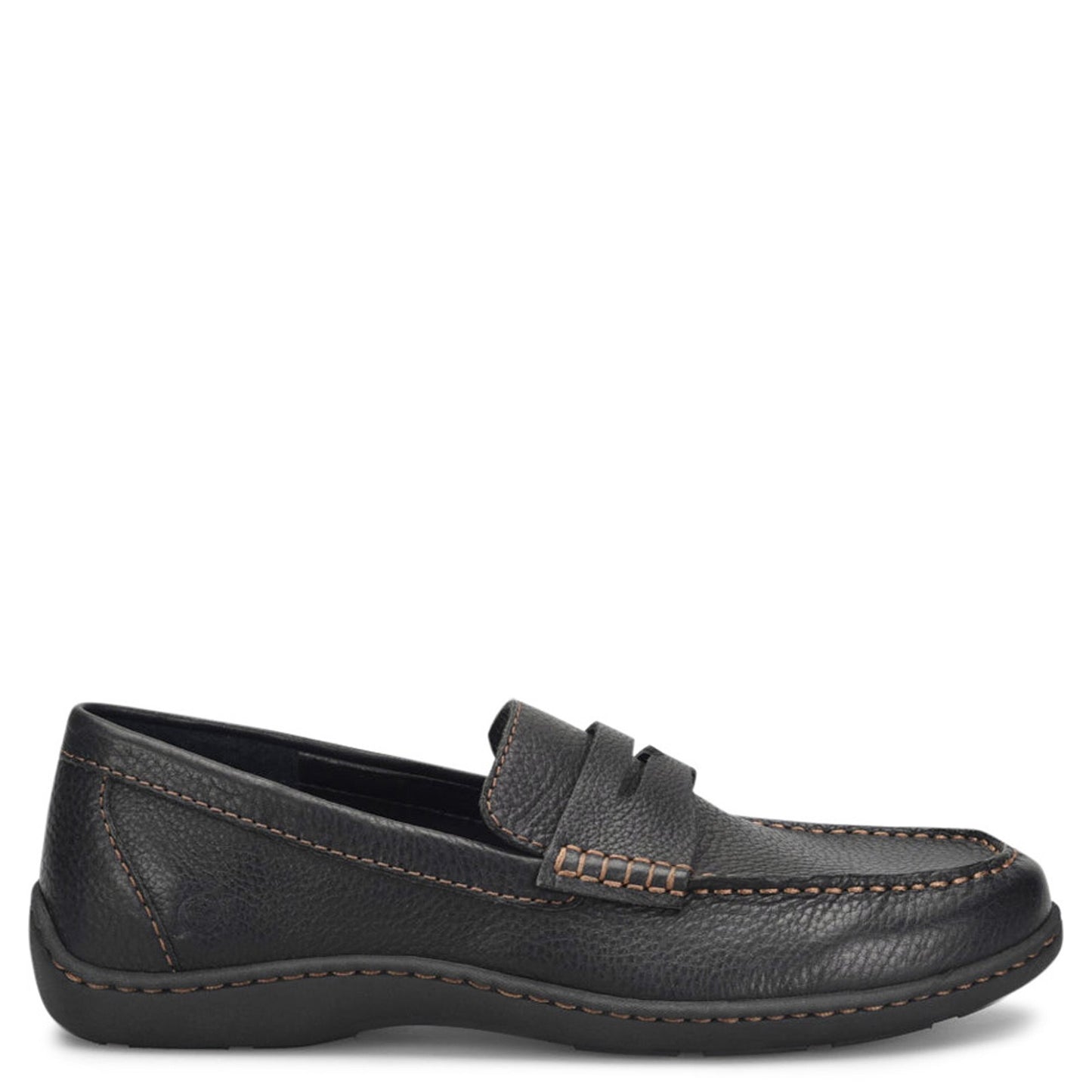 Peltz Shoes  Men's Born Simon III Loafer Black BM0010903