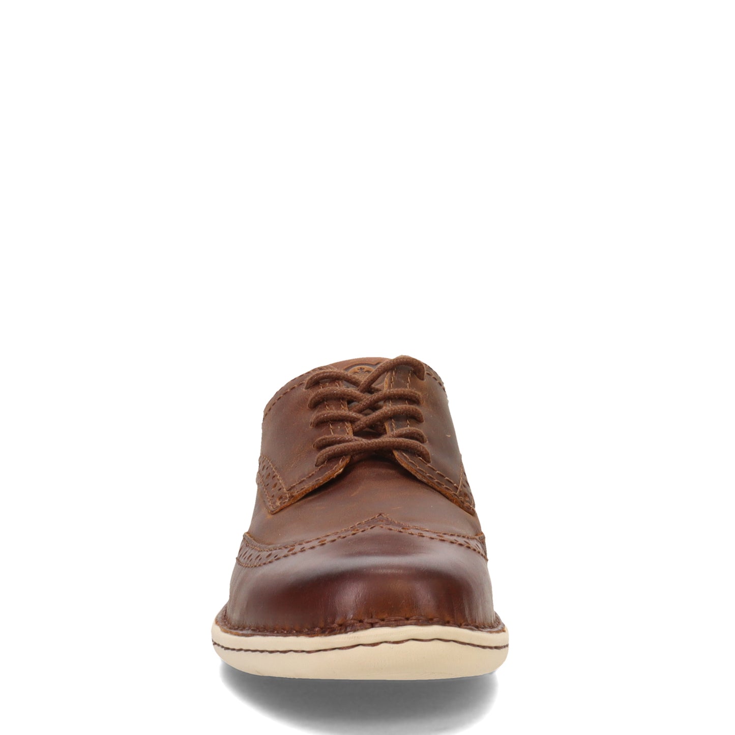 Peltz Shoes  Men's Born Tobias Oxford Dark Brown BM0012223