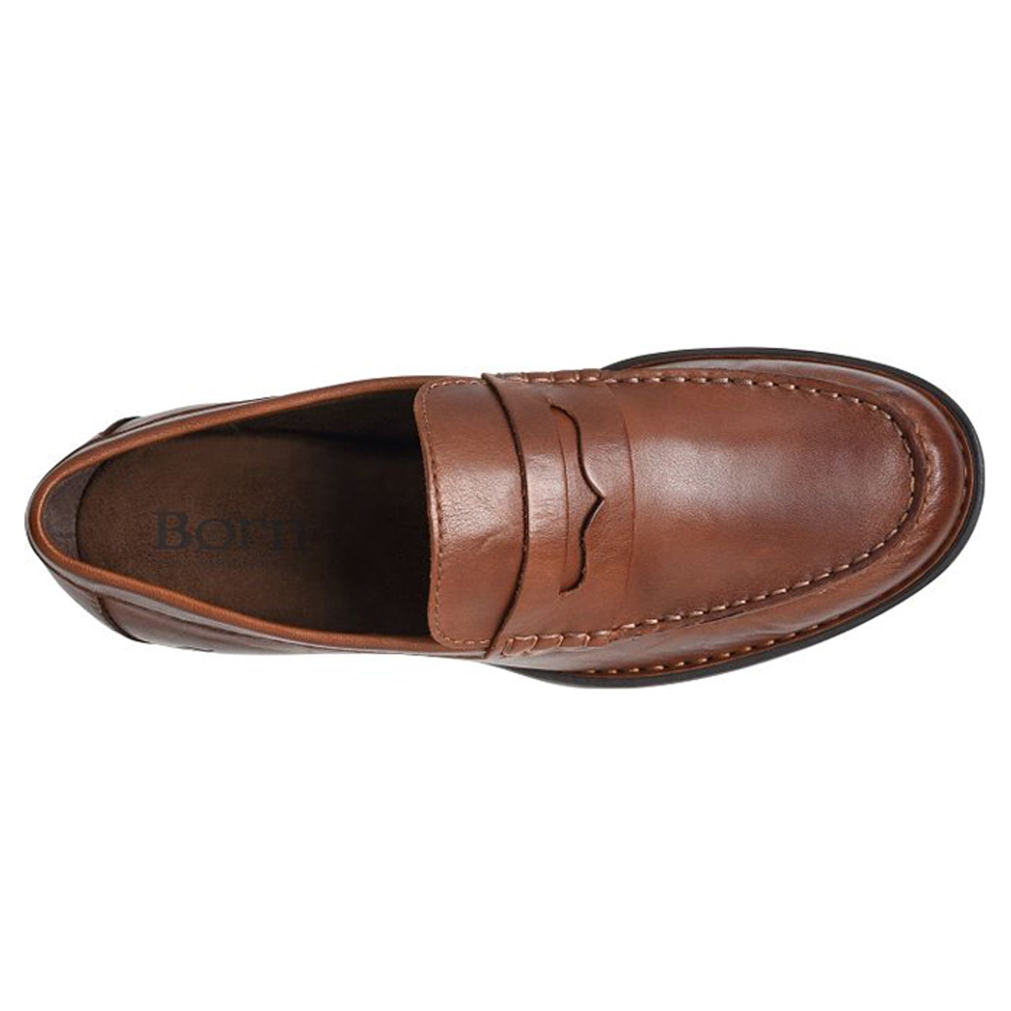 Peltz Shoes  Men's Born Matthew Loafer Brown BM0013906