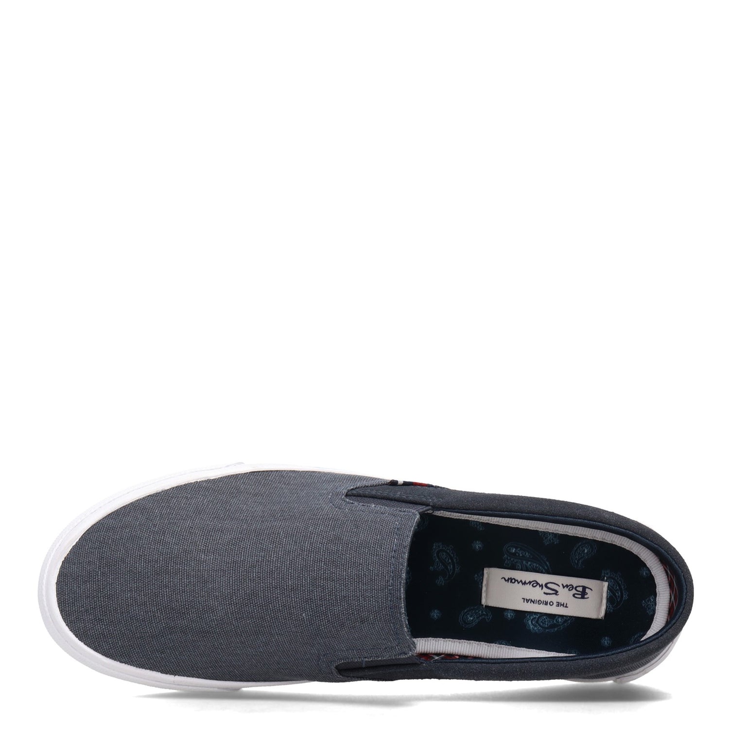 Peltz Shoes  Men's Ben Sherman Percy Slip-On Sneaker NAVY BNM00104-9AA1