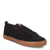 Peltz Shoes  Men's Ben Sherman Bristol LTT Sneaker BLACK / GUM BNMS22101-BNY1