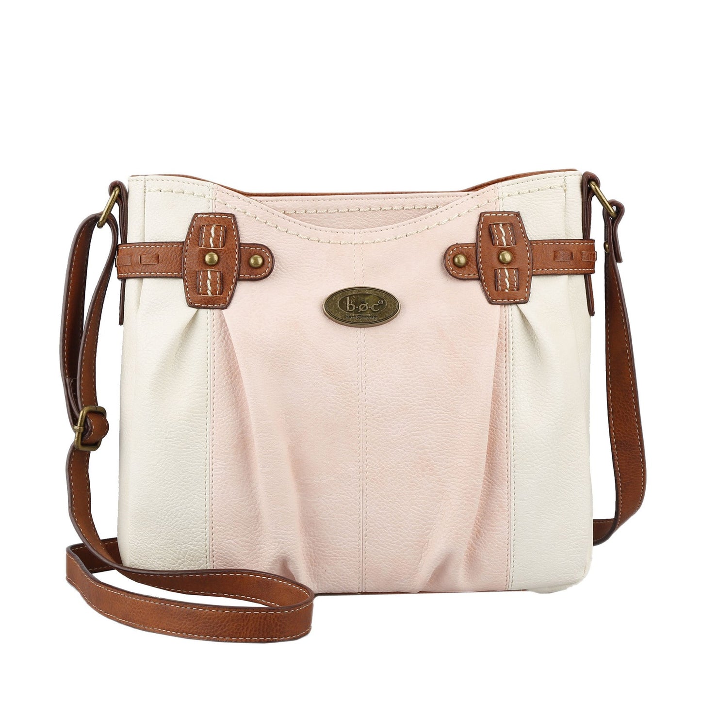 Peltz Shoes  Women's b.o.c Birdsail Crossbody Handbag BONE BOC8510-BNBLSH