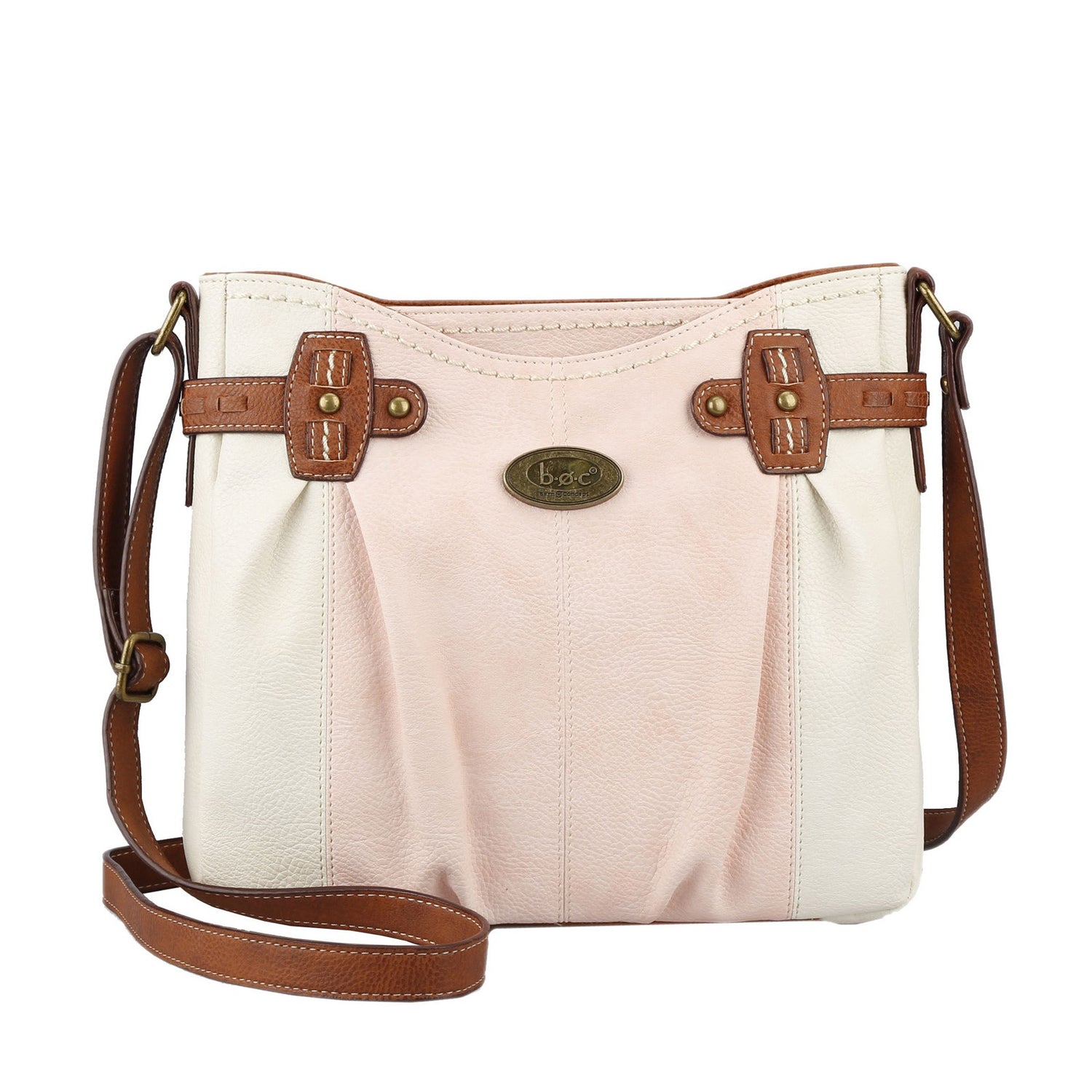 Peltz Shoes  Women's b.o.c Birdsail Crossbody Handbag BONE BOC8510-BNBLSH