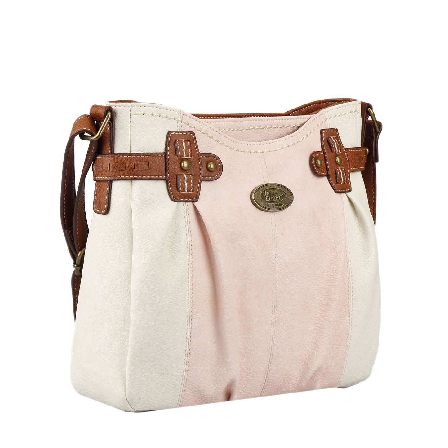 Peltz Shoes  Women's b.o.c Birdsail Crossbody Handbag BONE BOC8510-BNBLSH